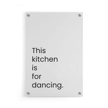 Cette cuisine est pour danser - Plexiglas - 60 x 90 cm 5