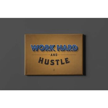 Work Hard And Hustle - Affiche - 40 x 60 cm 5