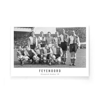 Feyenoord '48 - Affiche encadrée - 40 x 60 cm 3