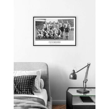 Feyenoord '48 - Affiche encadrée - 50 x 70 cm 2