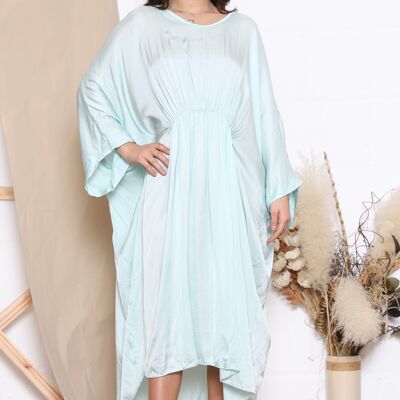 Mint long sleeve loose fit dress