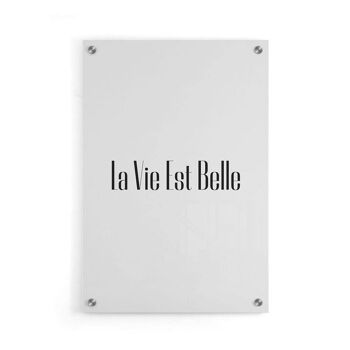 La Vie Est Belle - Plexiglas - 60 x 90 cm 5