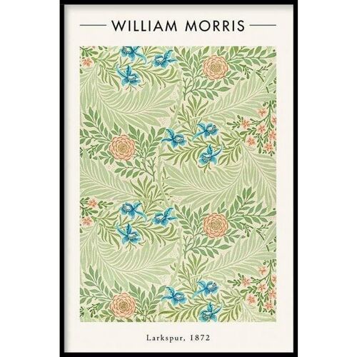 William Morris - Larkspur - Poster - 40 x 60 cm