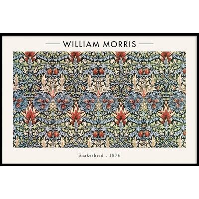 William Morris - Cabeza de serpiente - Póster - 40 x 60 cm
