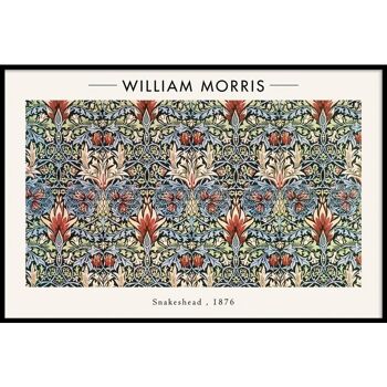 William Morris - Tête de serpent - Toile - 40 x 60 cm 1