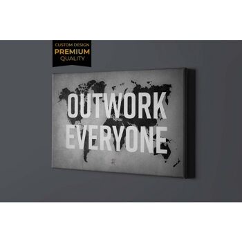 Outwork Everyone (Carte) - Plexiglas - 40 x 60 cm 3