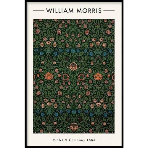 William Morris - Violet and Columbine II - Poster - 60 x 90 cm