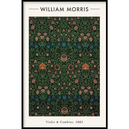 William Morris - Violet and Columbine II - Plexiglas - 40 x 60 cm