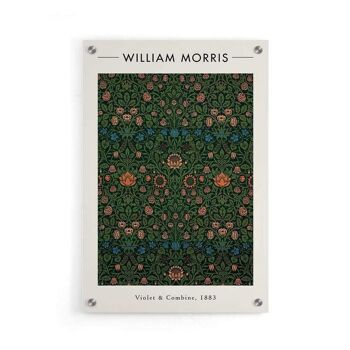 William Morris - Violet et Columbine II - Plexiglas - 60 x 90 cm 5