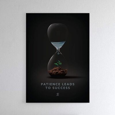 Patience (Dark) - Poster con cornice - 50 x 70 cm