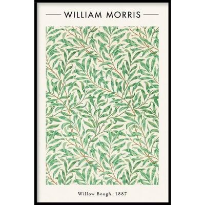 William Morris - Willow Bough - Poster incorniciato - 50 x 70 cm
