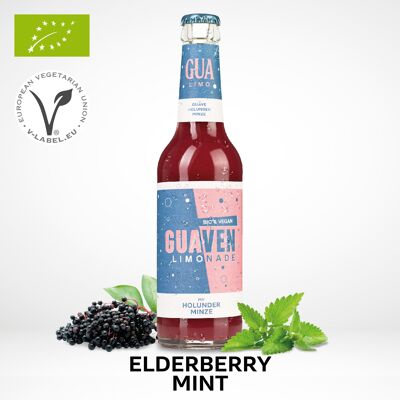 Organic guava lemonade with elderberry and mint - 330ml [organic/vegan]