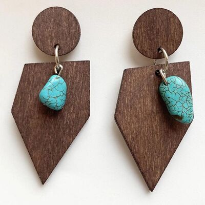 New Vintage Boho Wooden Women's Earring Accessories