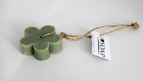 I Love Soap' 5 x flower soaps 'Natural Olive'