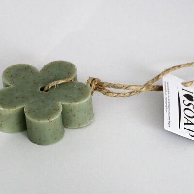 I Love Soap' 5 x flower soaps 'Natural Olive'