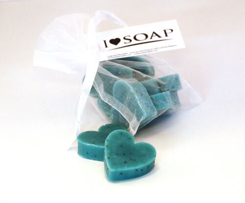 I Love Soap' 5x bags soap hearts 'Italian Spring'