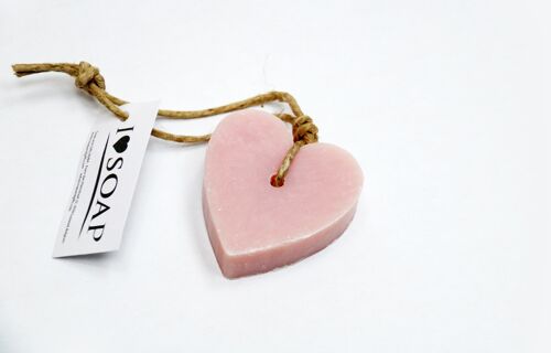 I Love Soap' 5 x soap hearts 'Croatian Blossom'