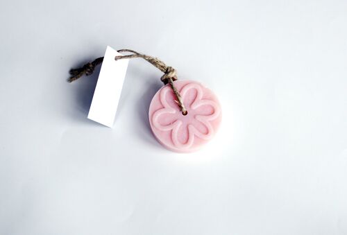 I Love Soap' 5 x soap heart mandela 'Croatian Blossom'