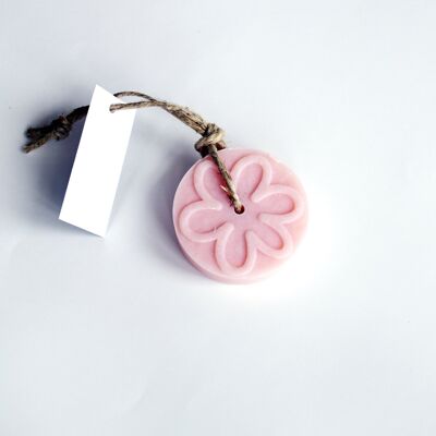 I Love Soap' 5 x soap heart mandela 'Croatian Blossom'