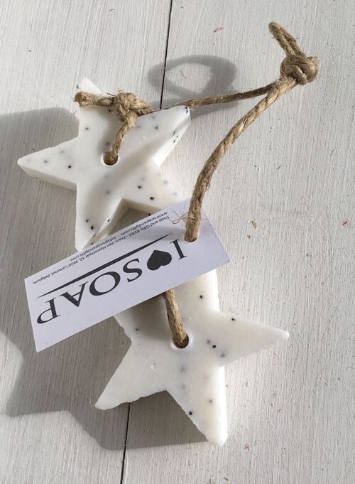 I Love Soap' Winter 5 x 2 soap stars 'White Fig'