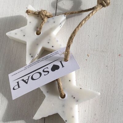 I Love Soap' Winter 5 x 2 soap stars 'White Fig'