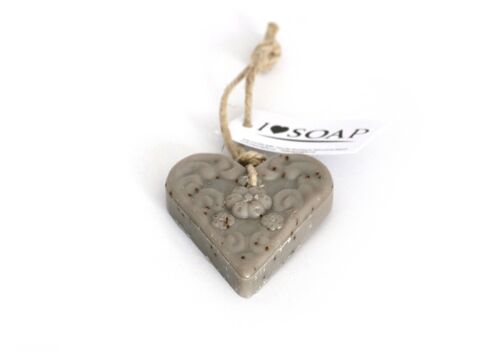 I Love Soap' Winter 5 x heart soaps 'Roasted Almond'