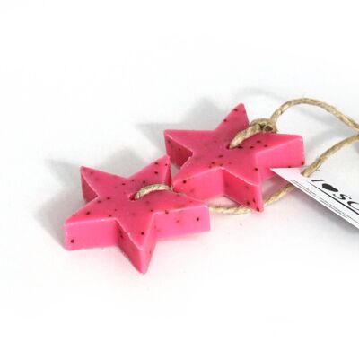 I Love Soap' Winter 5 x 2 soap stars 'Pink Forest'