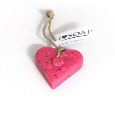 I Love Soap' Winter 5 x heart soaps 'Pink Forest'