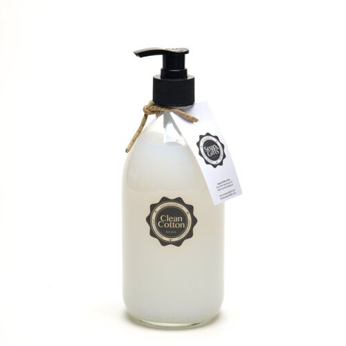 4 x bottles hand soap 'Clean Cotton'