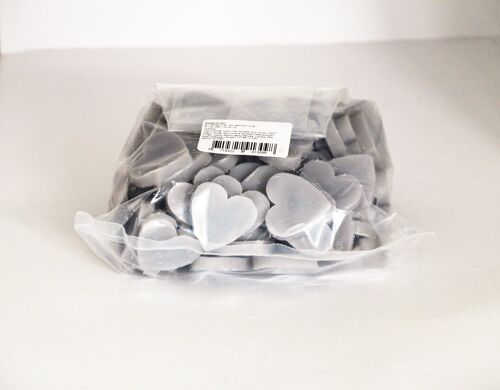 1kg bag of mini heart soaps Grey