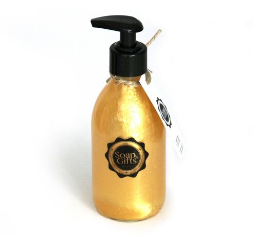 5 x glass bottles of hand soap Gold (5 x 240 ml)