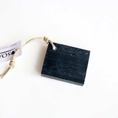 I Love Soap' 5 x Wood-Look soaps Black