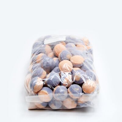 1 kg bag of mini bath bombs 'Orange Patchouli'