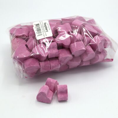 1 kg bag of mini bath bomb hearts 'Raspberry'