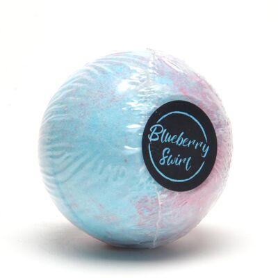 Large Bath Bombs Blueberry Swirl