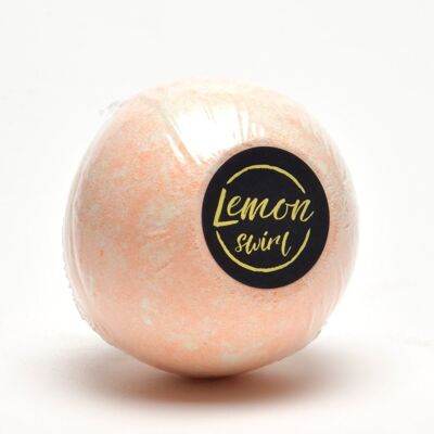 Large Bath Bombs Lemon Swirl