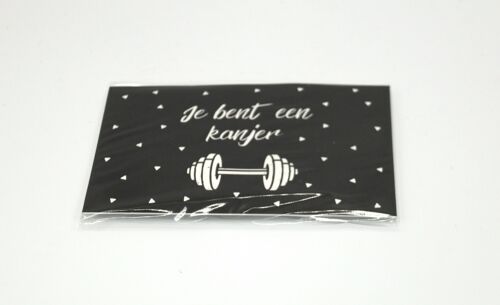 4 x Scent Sachet Greeting Cards 'Je Bent Een Kanjer'