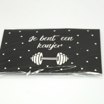 4 x Scent Sachet Greeting Cards 'Je Bent Een Kanjer'