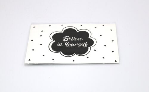 4 x Scent Sachet Greeting Cards 'Believe in Yourself'