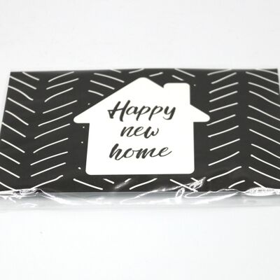 4 x Scent Sachet Greeting Cards 'Happy New Home'