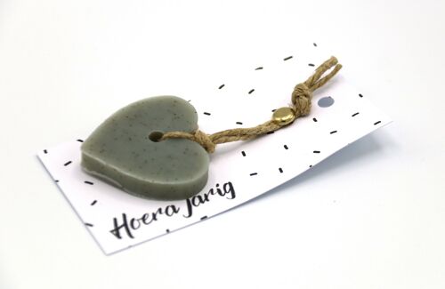 6 x Soap Greeting Tags 'Hoera Jarig'