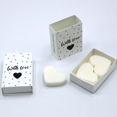 6 x Boxes Doosje Vol Zeep 'With Love'