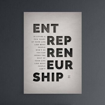 Entrepreneuriat - Affiche - 60 x 90 cm 3