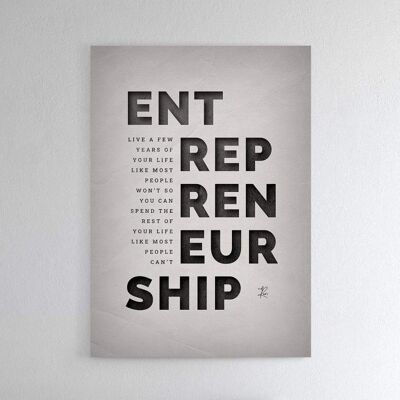 Entrepreneurship - Canvas - 60 x 90 cm