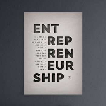 Entrepreneuriat - Toile - 60 x 90 cm 3