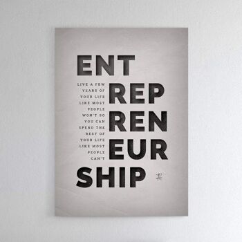 Entrepreneuriat - Plexiglas - 40 x 60 cm 1