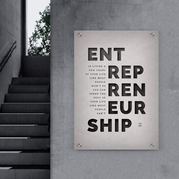 Entrepreneuriat - Plexiglas - 40 x 60 cm 4