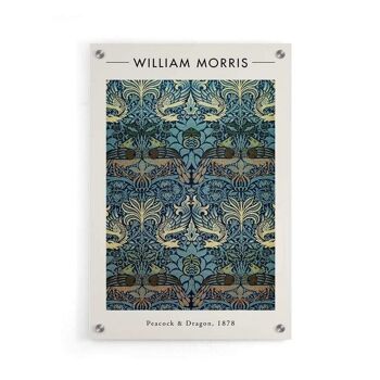 William Morris - Paon et Dragon - Affiche encadrée - 40 x 60 cm 5