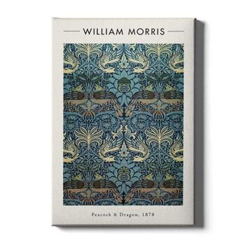 William Morris - Paon et Dragon - Toile - 60 x 90 cm 6