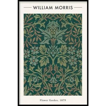 William Morris - Flower Garden - Affiche encadrée - 50 x 70 cm 1